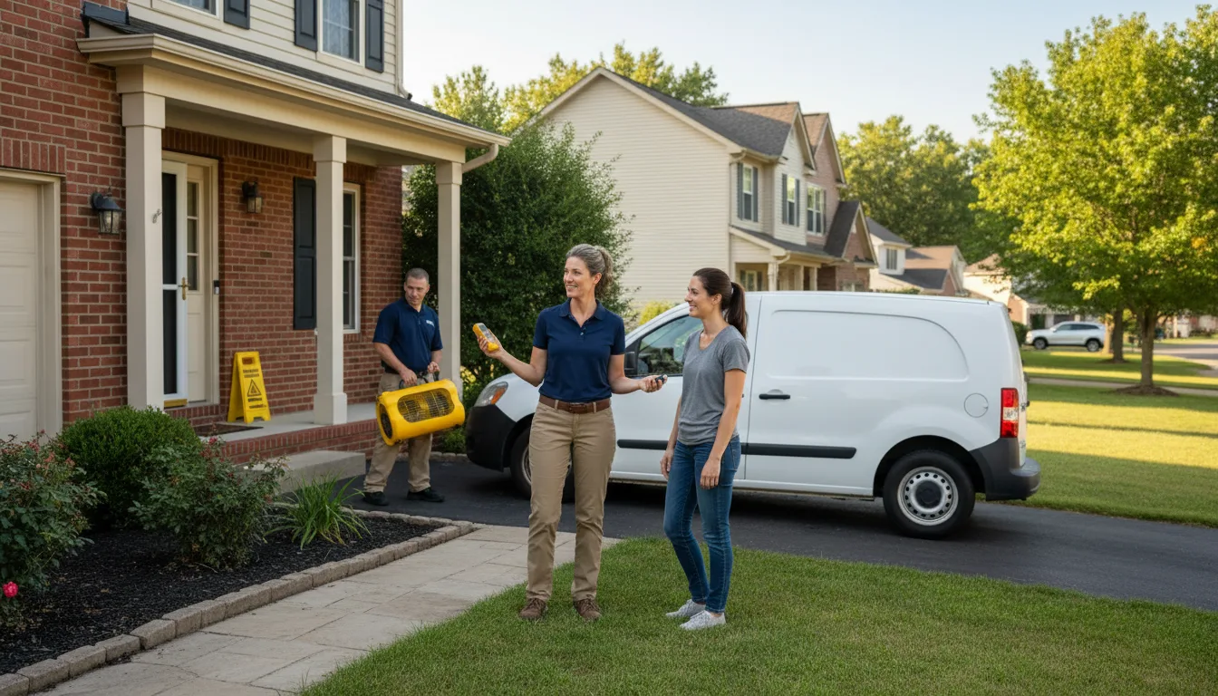 Water restoration image for Flood Water Cleanup, Removal And Restoration Services in Fairgrove, MI